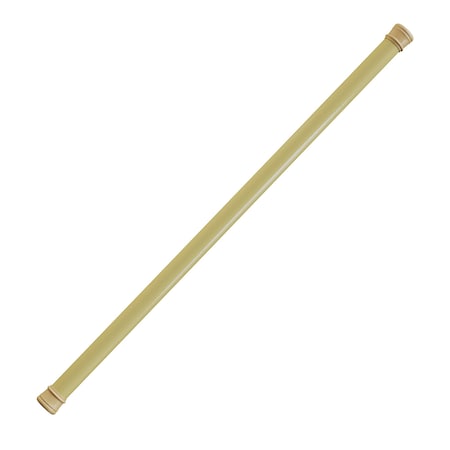 Jones Stephens 36in.-63in. Adjustable Spring Tension Shower Rod, Bone JH64109